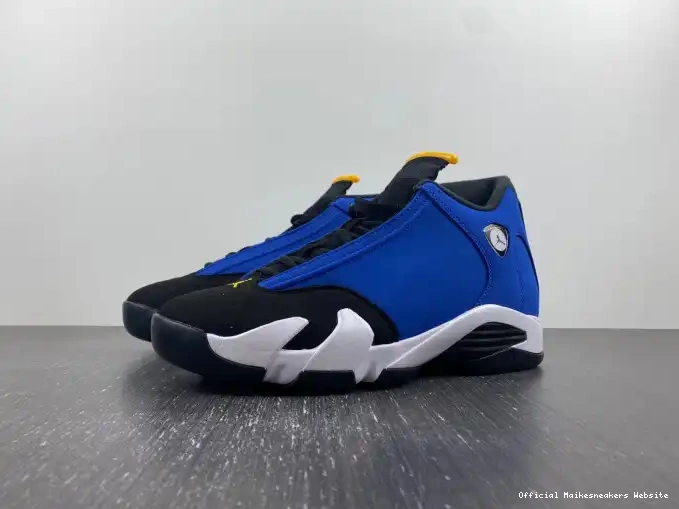 Official Maikesneakers 14 Retro 487471-407 Jordan Laney 0625